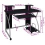 Schwarzer Computertisch aus Sperrholz, 110 x 52 x 88,5 cm von vidaXL, Schreibtische - Ref: Foro24-20582, Preis: 109,95 €, Rab...
