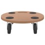 Supports with wheels 6 pcs round engineered wood by vidaXL, Loading platforms and pallets - Ref: Foro24-154888, Price: 54,12 ...