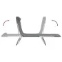Folding sun loungers 2 units steel and gray textilene by vidaXL, Loungers - Ref: Foro24-360183, Price: 90,35 €, Discount: %