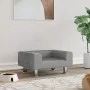 Cama para perros de terciopelo gris claro 50x40x26,5 cm de vidaXL, Camas para perros - Ref: Foro24-171926, Precio: 49,34 €, D...