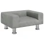 Cama para perros de terciopelo gris claro 50x40x26,5 cm de vidaXL, Camas para perros - Ref: Foro24-171926, Precio: 49,34 €, D...