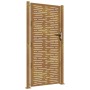 Puerta de jardín acero corten diseño cuadrado 105x180 cm