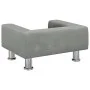 Cama para perros de terciopelo gris claro 50x40x26,5 cm de vidaXL, Camas para perros - Ref: Foro24-171926, Precio: 49,34 €, D...