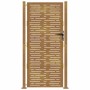 Puerta de jardín acero corten diseño cuadrado 105x180 cm