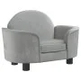 Hundebett aus hellgrauem Samt 66x40x45 cm von vidaXL, Betten für Hunde - Ref: Foro24-171839, Preis: 84,64 €, Rabatt: %