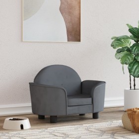 Cama para perros de terciopelo gris oscuro 66x40x45 cm de vidaXL, Camas para perros - Ref: Foro24-171840, Precio: 85,97 €, De...