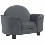 Dunkelgraues Hundebett aus Samt, 66 x 40 x 45 cm von vidaXL, Betten für Hunde - Ref: Foro24-171840, Preis: 84,24 €, Rabatt: %