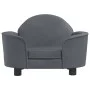 Dunkelgraues Hundebett aus Samt, 66 x 40 x 45 cm von vidaXL, Betten für Hunde - Ref: Foro24-171840, Preis: 84,24 €, Rabatt: %
