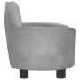Hundebett aus hellgrauem Samt 66x40x45 cm von vidaXL, Betten für Hunde - Ref: Foro24-171839, Preis: 84,64 €, Rabatt: %