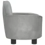 Hundebett aus hellgrauem Samt 66x40x45 cm von vidaXL, Betten für Hunde - Ref: Foro24-171839, Preis: 84,64 €, Rabatt: %