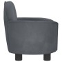 Dunkelgraues Hundebett aus Samt, 66 x 40 x 45 cm von vidaXL, Betten für Hunde - Ref: Foro24-171840, Preis: 85,80 €, Rabatt: %