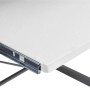 Eckschreibtisch aus weißem Sperrholz 132x112x99 cm von vidaXL, Schreibtische - Ref: Foro24-20587, Preis: 89,56 €, Rabatt: %
