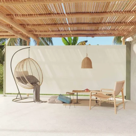 Retractable side awning for cream patio 220x600 cm by vidaXL, Umbrellas - Ref: Foro24-317977, Price: 115,56 €, Discount: %