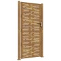 Puerta de jardín acero corten diseño cuadrado 105x205 cm