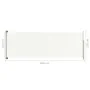 Retractable side awning for cream patio 220x600 cm by vidaXL, Umbrellas - Ref: Foro24-317977, Price: 115,56 €, Discount: %