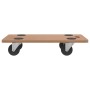 Stands with wheels 2 pcs rectangular engineered wood by vidaXL, Loading platforms and pallets - Ref: Foro24-154885, Price: 38...