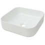 Quadratisches weißes Keramikwaschbecken 39x39x13,5 cm von vidaXL, Sinkt - Ref: Foro24-142338, Preis: 80,68 €, Rabatt: %