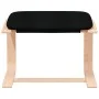 Relaxation armchair with black fabric stool by vidaXL, Armchairs - Ref: Foro24-3154416, Price: 148,50 €, Discount: %