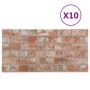 3D Wandpaneele Ziegelstein Design 10 Stück EPS Rot von vidaXL, Wandverkleidung - Ref: Foro24-149581, Preis: 182,47 €, Rabatt: %
