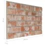 3D Wandpaneele Ziegelstein Design 10 Stück EPS Rot von vidaXL, Wandverkleidung - Ref: Foro24-149581, Preis: 182,47 €, Rabatt: %
