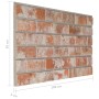 3D Wandpaneele Ziegelstein Design 10 Stück EPS Rot von vidaXL, Wandverkleidung - Ref: Foro24-149581, Preis: 185,70 €, Rabatt: %
