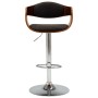 Küchenhocker 2 Stück gebogenes Holz und grauer Stoff von vidaXL, Küchenhocker - Ref: Foro24-3052713, Preis: 264,75 €, Rabatt: %