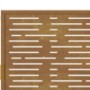 Puerta de jardín acero corten diseño cuadrado 105x205 cm