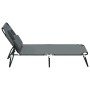 Tumbona plegable acero recubrimiento en polvo tela Oxford gris de vidaXL, Tumbonas - Ref: Foro24-360178, Precio: 73,00 €, Des...