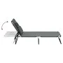 Tumbona plegable acero recubrimiento en polvo tela Oxford gris de vidaXL, Tumbonas - Ref: Foro24-360178, Precio: 73,87 €, Des...