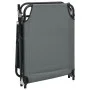 Tumbona plegable acero recubrimiento en polvo tela Oxford gris de vidaXL, Tumbonas - Ref: Foro24-360178, Precio: 73,87 €, Des...