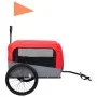 Pet Bike Trailer Stroller 2 in 1 Red Gray by vidaXL, pet strollers - Ref: Foro24-92440, Price: 130,70 €, Discount: %