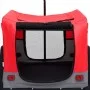 Pet Bike Trailer Stroller 2 in 1 Red Gray by vidaXL, pet strollers - Ref: Foro24-92440, Price: 130,70 €, Discount: %
