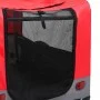 Pet Bike Trailer Stroller 2 in 1 Red Gray by vidaXL, pet strollers - Ref: Foro24-92440, Price: 130,70 €, Discount: %