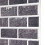 3D-Wandpaneele Brick Design 10 Stück EPS Schwarz und Grau von vidaXL, Wandverkleidung - Ref: Foro24-149582, Preis: 178,55 €, ...