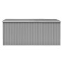 Grauer Gartenschuppen aus Metall, 257 x 392 x 181 cm von vidaXL, Schuppen - Ref: Foro24-143345, Preis: 439,01 €, Rabatt: %