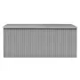 Grauer Gartenschuppen aus Metall, 257 x 392 x 181 cm von vidaXL, Schuppen - Ref: Foro24-143345, Preis: 432,27 €, Rabatt: %