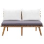 4-piece garden furniture set with acacia wood cushions by vidaXL, Garden sets - Ref: Foro24-46676, Price: 360,96 €, Discount: %