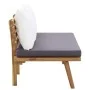Set de muebles de jardín 4 piezas con cojines madera de acacia de vidaXL, Conjuntos de jardín - Ref: Foro24-46676, Precio: 33...