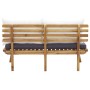 4-teiliges Gartenmöbel-Set mit Kissen aus Akazienholz von vidaXL, Gartensets - Ref: Foro24-46676, Preis: 361,14 €, Rabatt: %