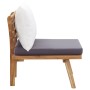 4-teiliges Gartenmöbel-Set mit Kissen aus Akazienholz von vidaXL, Gartensets - Ref: Foro24-46676, Preis: 361,14 €, Rabatt: %