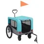 Bicycle trailer for pets stroller 2 in 1 blue gray by vidaXL, pet strollers - Ref: Foro24-92441, Price: 146,10 €, Discount: %