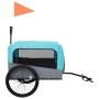 Haustier Fahrradanhänger 2 in 1 Kinderwagen blaugrau von vidaXL, Kinderwagen für Haustiere - Ref: Foro24-92441, Preis: 148,29...