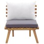 Juego de muebles de jardín 6 piezas madera maciza de acacia de vidaXL, Conjuntos de jardín - Ref: Foro24-46677, Precio: 413,0...