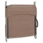 Folding sun loungers 2 pcs steel and brown textilene by vidaXL, Loungers - Ref: Foro24-360184, Price: 86,15 €, Discount: %