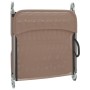 Klappbare Sonnenliegen, 2 Stück, Stahl und braunes Textilene von vidaXL, Liegen - Ref: Foro24-360184, Preis: 86,15 €, Rabatt: %