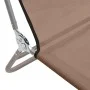 Folding sun loungers 2 pcs steel and brown textilene by vidaXL, Loungers - Ref: Foro24-360184, Price: 86,15 €, Discount: %