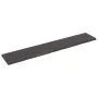Estante pared madera roble tratada marrón oscuro 220x40x(2-4)cm von vidaXL, Regale und Regale - Ref: Foro24-363854, Preis: 68...