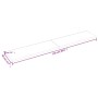 Estante pared madera roble tratada marrón oscuro 220x40x(2-4)cm by vidaXL, Shelves and shelves - Ref: Foro24-363854, Price: 6...