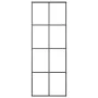 ESG glass and black aluminum sliding door 76x205 cm by vidaXL, Doors for the home - Ref: Foro24-151666, Price: 176,72 €, Disc...