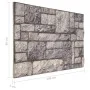 3D Wandpaneele Brick Design 10 Stück EPS Hellgrau von vidaXL, Wandverkleidung - Ref: Foro24-149586, Preis: 172,79 €, Rabatt: %